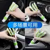Cepillo para rejilla de ventilación de coche, cepillo limpiador de rejilla de aire acondicionado, herramienta de limpieza interior de coche, cepillo para eliminar polvo de huecos
