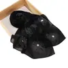 Nuevo Chifón de Perlas Negro Adorno de Diamantes Calientes Cabeza de Bolso Bufanda Venta al por Mayor
