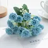 Simulación de explosiones flor pequeña clavel pastoral pequeño fresco decorativo adornos para fotografía del hogar flores de boda fábrica venta al por mayor