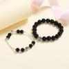Pulseira Casal Pi Xiu Masculina e Feminina Obsidiana Dourada Pulseira Preta Legal Presente de Aniversário Simples para Namorada Este Ano da Vida