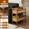 Estante de almacenamiento multicapa, carrito pequeño para sala de estar, gabinete de almacenamiento móvil de pie con ruedas, estante de almacenamiento para el hogar, estante para bocadillos
