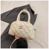 Bolso de Mujer Nicho Bordado Acolchado 2025 Nuevo Verano Trendy Versátil Moda Bolso de Mano Bolso Bowling Bolso Bandolera