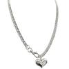 Collar multicapa personalizado transfronterizo para mujer, amor, retro, moda, joyería creativa, cadena simple de doble hebilla europea y americana, collar de corazón de durazno