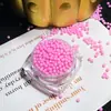 Contas Coloridas Sólidas de Bolha Coloridas Bola Barulhenta de Metal Cola Bola Artesanal Material de Enchimento DIY Pacote Acessórios Decorativos de Pinça