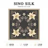 Lenço Quadrado de Seda de Amora Proteção Solar de Verão Personalização Estilo Europeu Lenço de Seda com Borda Trancada Personalização Xale Simétrico com Borda Estreita Personalização