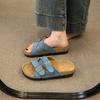 Sandálias Casuais de Solado Grosso Estilo Retrô de Nicho para Mulheres, Uso ao Ar Livre, Novo Modelo 2026, Sandálias Estilo Birkenstock de Celebridade da Internet