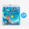 Lápices de Colores Solubles en Agua de 24 Colores para Bocetos, Set de Papelería para Dibujo con Lápices de Colores de 12 Colores para Estudiantes de Arte, En Stock, de Madera