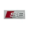 Adequado para Etiquetas Personalizadas Audi, Logos Metálicos de Carro, Etiquetas Traseiras Modificadas S3 S4 S5 S6 S8