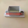 Plástico PVC Acero Césped Barandilla Accesorios Tapa Conector Base Brida Cubierta Tapa Barra Vertical Tapa Superior e Inferior Hebilla Blanca Pequeña