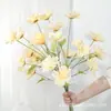 Orquídea Flor Artificial Salón de Bodas Arreglo Floral de Interior Sendero de Flores Decorativo Arco de Plantas Florales Material Floral Decoración de Boda