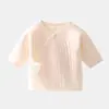 Roupas para Recém-Nascidos Roupas Meio Costas para Bebê Estilo Quente Outono e Inverno Roupa Íntima para Bebê Roupa de Baixo Manga Longa para Bebê