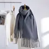 Bufanda de Mohair de Imitación Nueva Transfronteriza para Mujer, Estilo Europeo y Americano, Bufanda Chal Cálido de Barba Larga para Otoño e Invierno, Exportación Exportación Productos de Alta Calidad