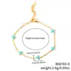 Moxi Transfronterizo Micro-Pavimentado Circón Forma de Flor Exquisito Moda Pulsera Pulsera Personalizada Moda Geométrica Simple Joyería