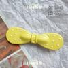 Presilha de Cabelo com Laço de Bolinhas, Presilha Lateral, Estilo Doce para Meninas, Presilha para Franja, Grampo de Cabelo, Presilha Bico de Pato, Piranha, Acessório de Cabelo