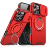 Atacado Transfronteiriço Adequado para Capa de Celular iPhone 16 Pro Max com Janela Suporte Magnético Giratório para Evitar Quedas
