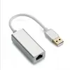 Placa de Rede Gigabit USB 3.0 USB para Porta de Rede RJ45 Interface Placa de Rede Externa para Notebook Tipo-C 2.0 Liga de Alumínio
