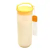Taza de Leche para Desayuno con Escala, Taza Portátil de Grado Alimenticio para Leche de Soya para Adultos, Apta para Microondas, Vaso de Agua para Llevar para Niños