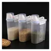 Cubo de Almacenamiento para Arroz de Casa Bote Sellador para Harina a Prueba de Insectos y Humedad Cubo de Almacenamiento para Granos y Cereales Bote para Granos Cubo para Mijo Venta al por Mayor