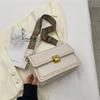Bolsa de Ombro Moda Vintage Bolsa Feminina de Nicho 2023 Novas Bolsas Primavera Popular Simples Transversal Coreana Pequena Quadrada