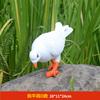 Animais Decorativos para Pátio de Jardim Pombos Brancos Enfeites Props Criativos para Casa Pássaros de Resina Artesanato de Modelo para Casa