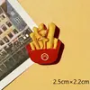 Accesorios de Resina DIY de Dibujos Animados Juguete de Comida Artificial Huevo Perezoso Pegamento de Aceite Pasador para el Cabello Funda para Teléfono Móvil Hebilla de Zapato Llavero
