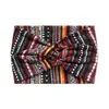 18cm Europeu e Americano Transfronteiriço Estampado Cruz Yoga Esportes Faixa de Cabelo Laço Nó Retrô Castanha Lado Largo Tie Dye Faixa de Cabeça Turbante