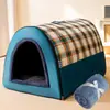 Cama para Perro Grande de Otoño e Invierno Tamaño Mediano y Grande Casa para Perro Casa de Perro Cama para Perro Lavable Nido para Mascota Cama Universal para Gato para Todas las Estaciones