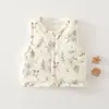 Chaleco acolchado de invierno para bebé Ropa para niños Anyang Lindo chaleco de algodón para bebé con dibujos animados Chaleco versátil para bebé niño y niña