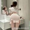 Drunk Cellar Roupa Íntima Sexy Plus Size Puro Desejo Role Play Uniforme de Enfermeira Fofo Saia Sexy no Quadril Não Precisa Tirar Tentação