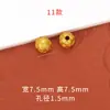 Accesorios Dorados de Color Duradero DIY Joyería Cuentas Espaciadoras de Monedas de Oro Antiguas Cuentas de Nube Ruyi Cubo Cuentas para Tejido de Pulseras