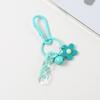 Pingente de Flor Bolsa Boneca Chaveiro de Carro diy Boneca de Contas Feita à Mão com Decoração de Pingente Pendurado