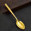 Juego de tres piezas de cuenco de oro Baifu Wufu linmen cuenco de pescado doble palillos cuchara Taza de plata lingote exposición desagüe regalo ventas directas de fábrica