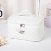 Bolsa de Cosméticos Transfronteriza, Gran Capacidad, Neceser de Alta Gama, Bolsa de Almacenamiento Portátil para Viaje, Estuche de Cosméticos Tridimensional para Mujer