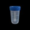 Taza de Taburete de Laboratorio Suministrada de Fábrica con Tapa de Rosca, Recipiente de Orina de Plástico 60ml, Consumibles Hospitalarios, Recipiente de Prueba de Orina de PP