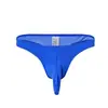 Ropa Interior para Hombre Hilo de Hielo Tanga Nariz de Elefante Pantalones Avión Bolsa en Forma de U Cintura Baja Tanga Fina Sexy Tanga para Hombre