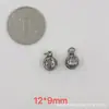 198-249 Colgante de Borla de Plata Antigua Retro de Shanxi Accesorios DIY Pulsera de Plata Sanqi Pulsera con Cuentas Adornos Wenwan Accesorios
