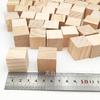 Cubos de Madeira de Pinus 1-5cm DIY Blocos de Construção Infantis Quadrado DIY Geométrico Auxílios Didáticos Modelo Construção Blocos de Madeira