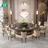 Caixa de Hotel Elétrica Mesa Redonda Grande Clube Privado Villa Ardósia Mesa Giratória Elétrica Mesa de Jantar Elétrica Hotel Mesa e Cadeiras de Jantar Personalizadas