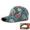 Gorra de Béisbol Estilo Étnico Estampado de Primavera y Otoño para Mujer Gorra de Mezclilla Lavada Protector Solar para Exterior para Mujer Sombrero de Sol de Moda para Mujer