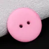 Hebilla de Pan de Dos Ojos Colorida al por Mayor Hebilla Redonda de Resina Cosida a Mano Botón de Abrigo Chaqueta Botón de Traje Pantalones Botón de Camisa