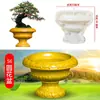 Molde para Maceta de Cemento Estilo Europeo, Plástico Engrosado DIY Maceta Redonda Grande y Pequeña Molde Plantilla de Construcción Modelo Romano