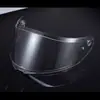 Lente para capacete integral de fábrica, cobertura total, HD, antiembaçante, cor preto transparente, acessórios de lente (capacete não incluído)