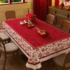 Mantel Ambiente de Año Nuevo Rojo Festivo Año del Caballo Impermeable a Prueba de Aceite Lavable Decoración del Festival de Primavera Mantel para Mesa de Café