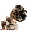 ¡Estilo de Cuatro Capas! Goma para el pelo pequeña de encaje floral ~ Cuerda para el pelo de botón de flor de falda de alta gama retro francesa
