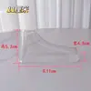 Materiales DIY para Bebé Lactante Hilo de Crochet Zapatos de Calcetín de Ganchillo Soporte de Plástico Transparente Moldeador Modelo de Zapato de PVC Modelo de Pie Almohadilla Inferior