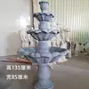 Jardim de pátio externo fonte de água estilo europeu fonte de lago para peixes decoração de paisagismo paisagem de casamento ornamentos de piscina de desejos