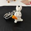 Llavero colgante de mascota de dibujos animados transfronterizo, colgante de conejo lindo, accesorios para bolso de mujer, llavero colgante de gato, venta al por mayor