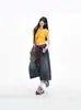 Shorts de Mezclilla Cropped Lavados Vintage Desgastados para Mujer, Verano Delgados Estilo Americano Corte Holgado, Pantalones de Ocho Puntos Pierna Ancha Adelgazantes