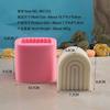 Geometria do arco Rainbow Bridge aromaterapia vela sabão molde de silicone BK1332-1334 8307