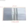 Nuevo Portatarjetas de PVC de 20 Páginas Página Interior para Tarjetas de Presentación Bolsa Inserto para Carpeta Portadocumentos Portatarjetas Carpeta Portadocumentos